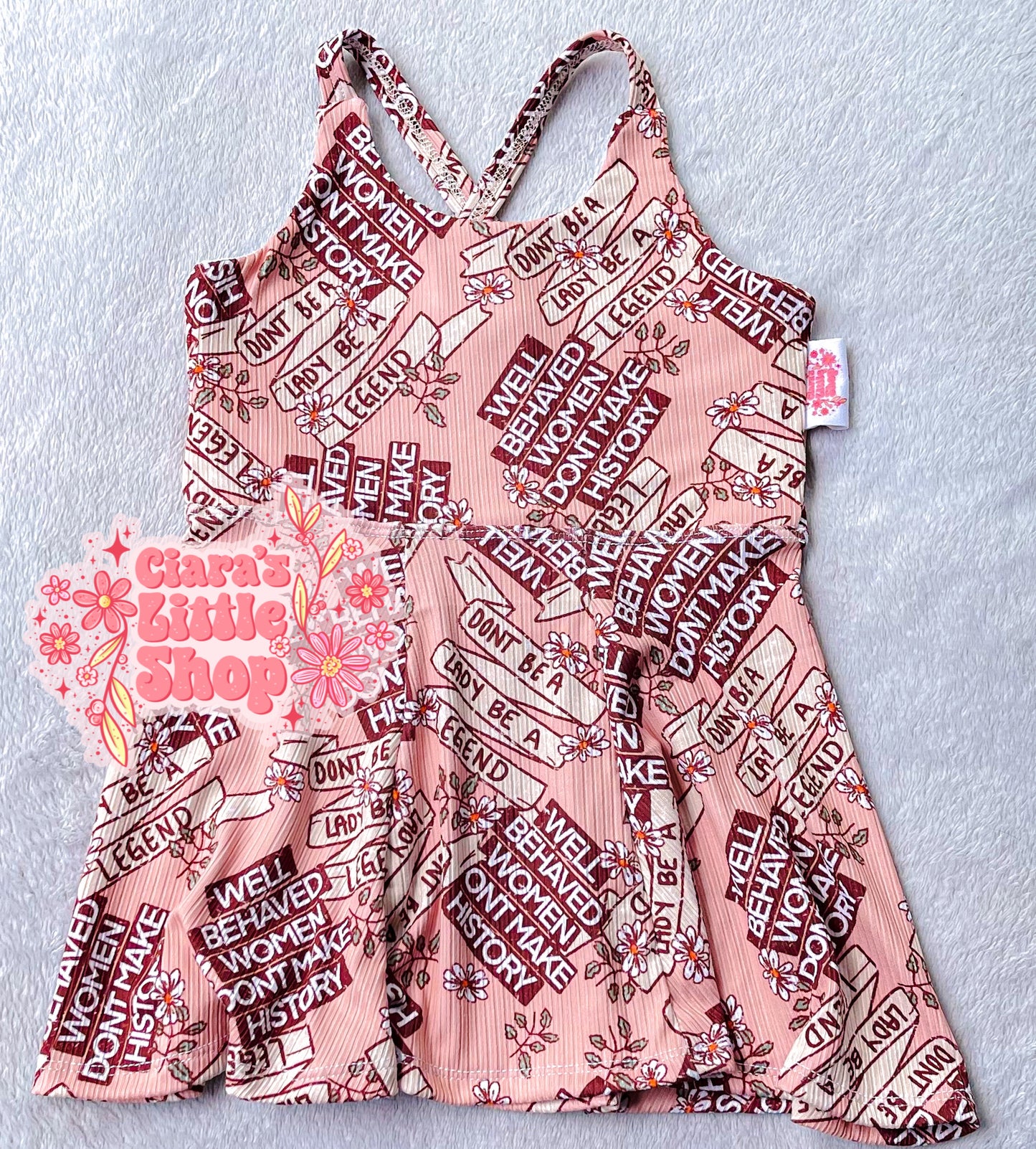 RTS Well Behaved Women Dress (2T)