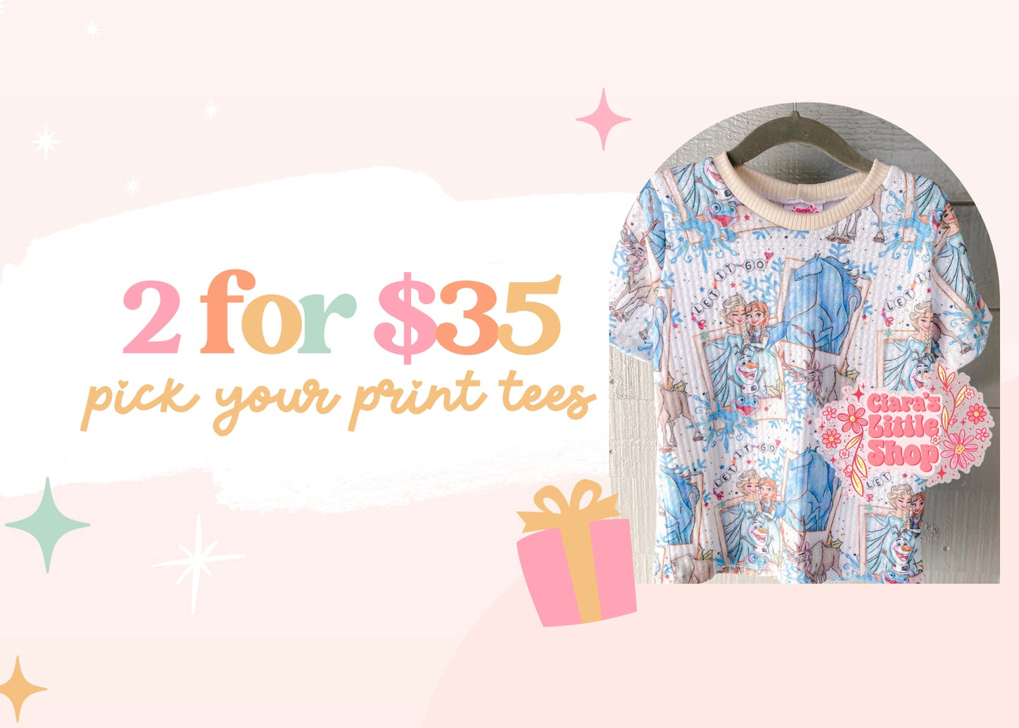 2 for $35 tees