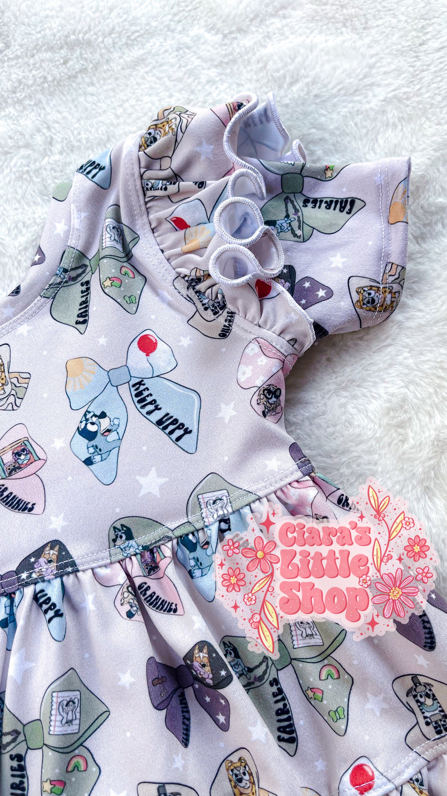 RTS Blue Dog Peplum (18/24m)