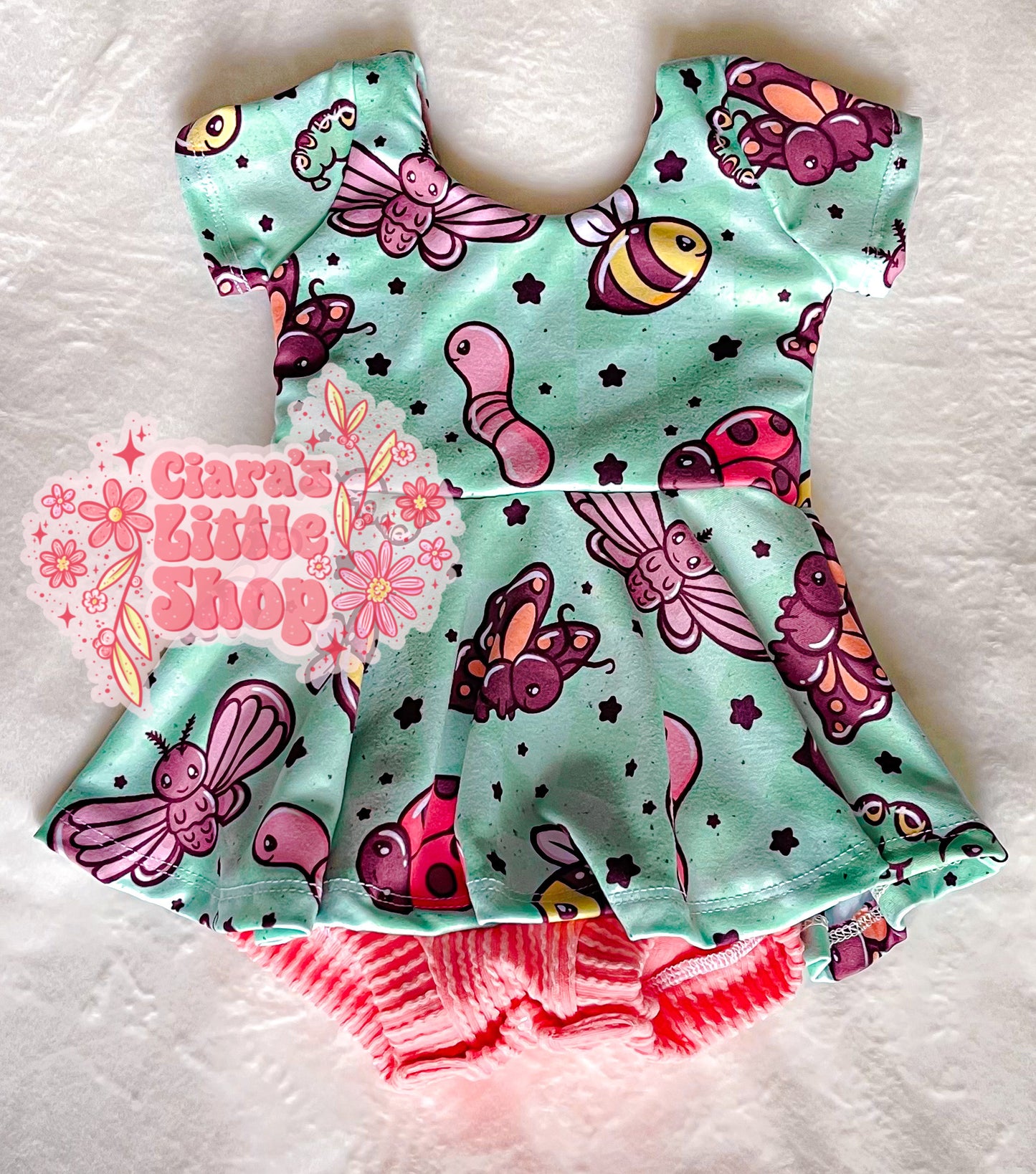 Sleeved Skirted Romper (pick your fabric)