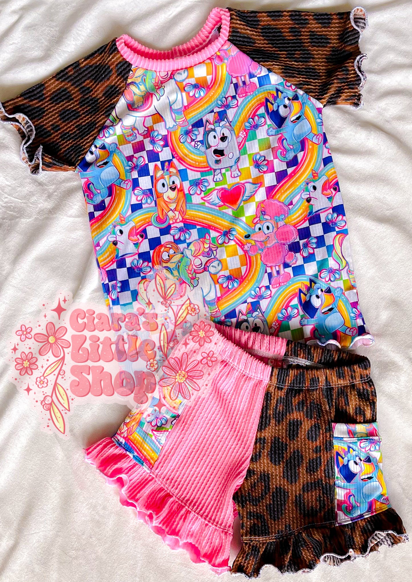 RTS Blue Dog Cheetah Set (4T)