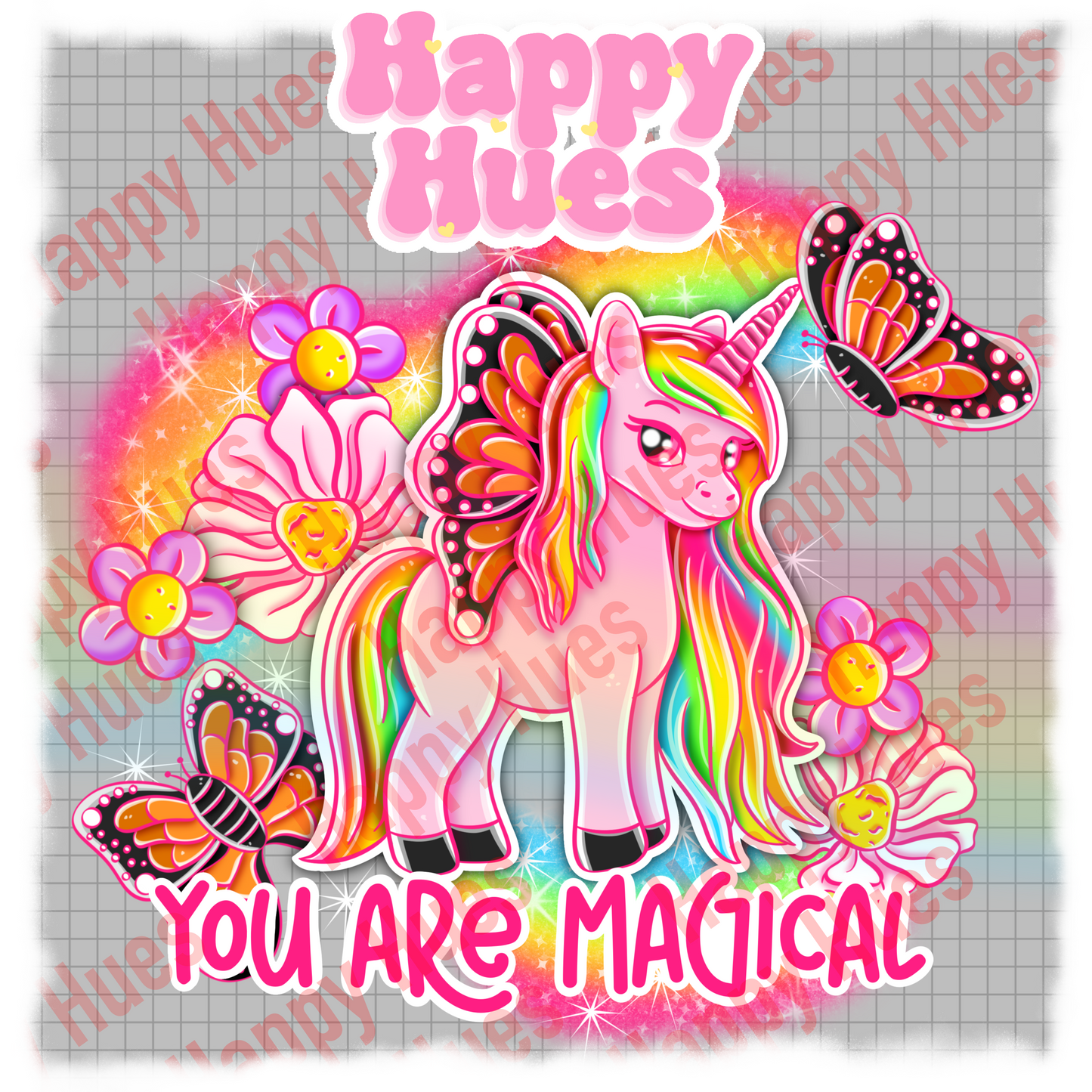 Butterfly Unicorn PNG