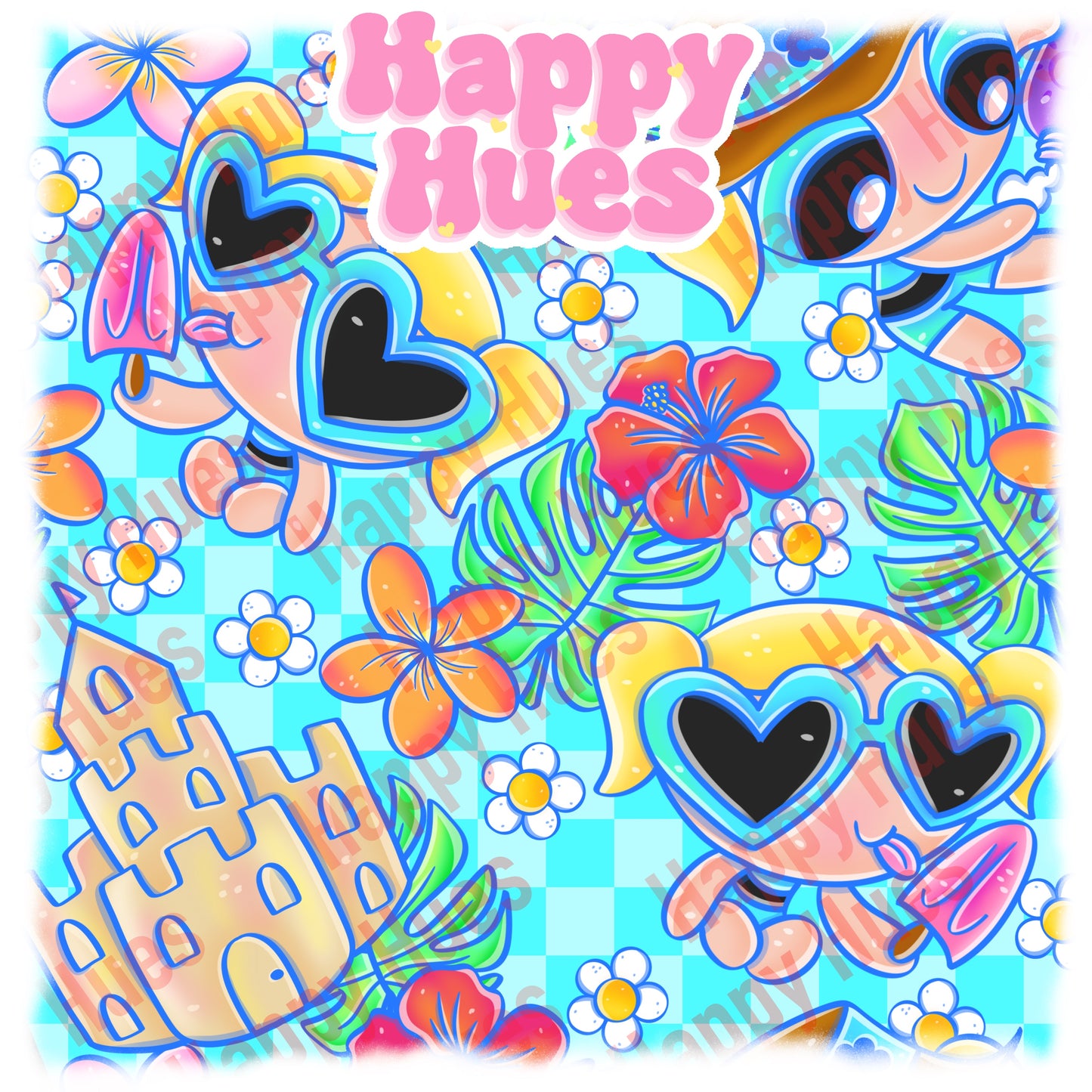 BLUE - Beach Bubbles