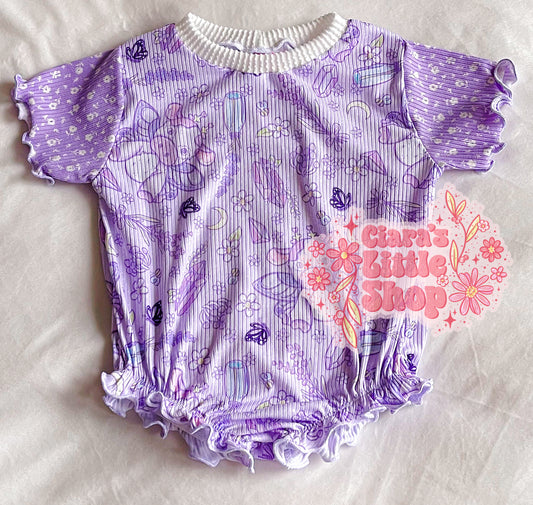 RTS Cow Romper (9/12)