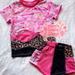CUSTOM Pink Colorblocked Set