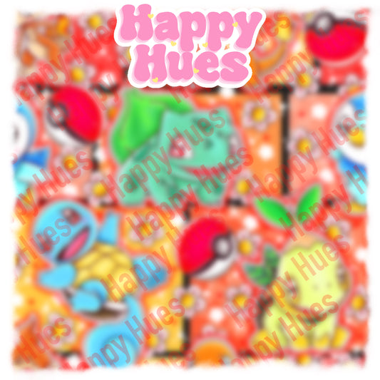 Poké - girly patchwork