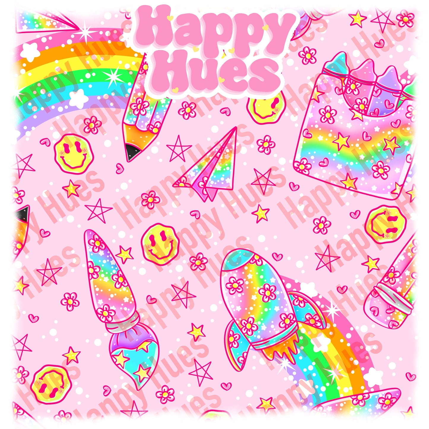 Girly School Supplies Bundle