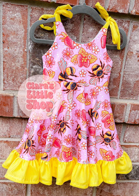 Bee Twirl Dress RTS (12/18)